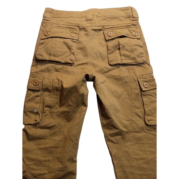 Matchstick Cargo Pants Utility Outdoor Hiking Travel Workwear Khaki Skater 34x30 - Picture 12 of 16